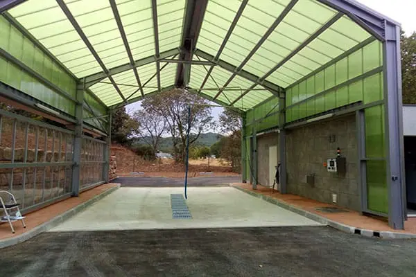 Aire de lavage