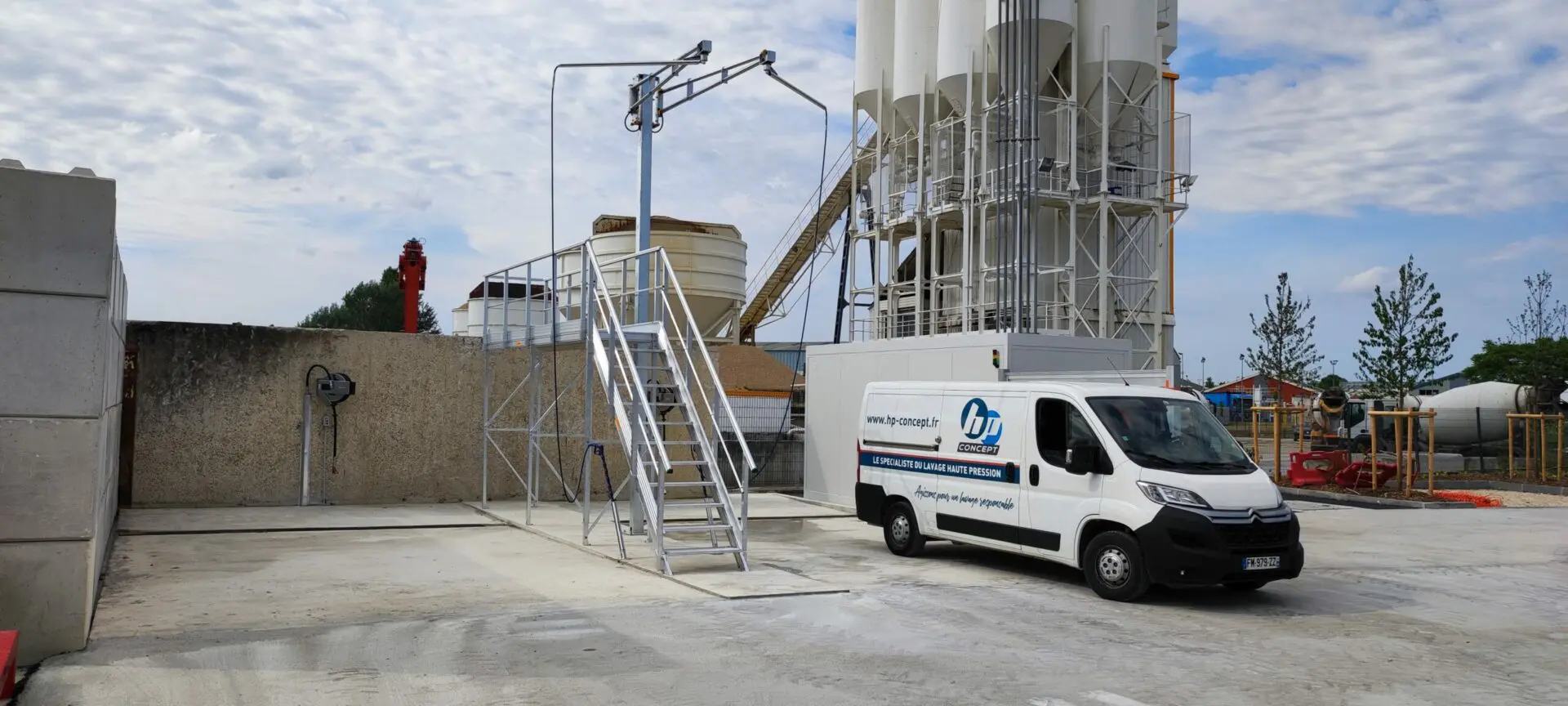 Aire de lavage de BOM